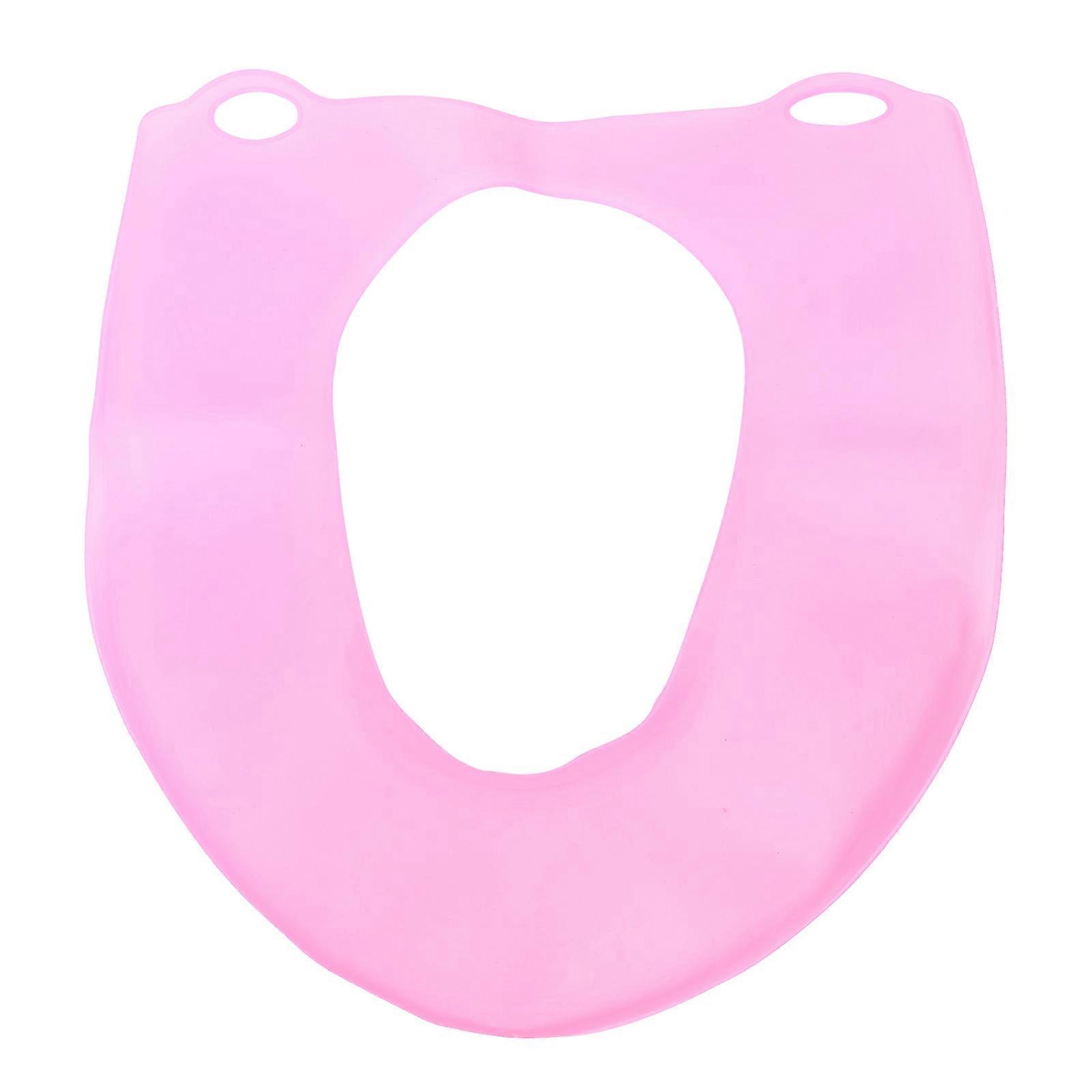 Toilet Cushion Waterproof Silicone Pad Suitable For Household And Travel Use 41X38Cm Portable 1Pcs