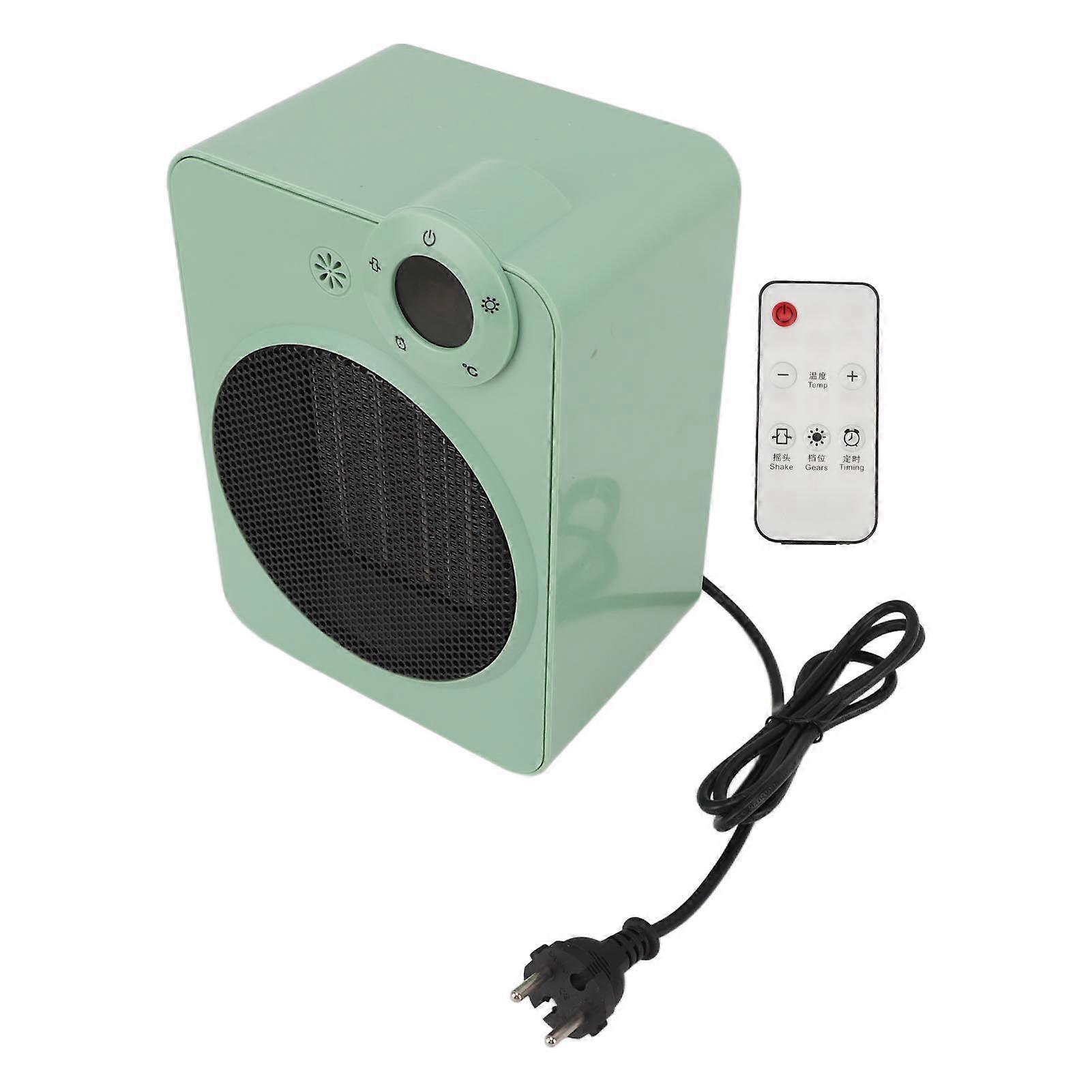 Compact PTC Ceramic Heater with Digital Controls, 3 Heat Settings, and 70° Warmth for 20㎡ Spaces, EU Plug