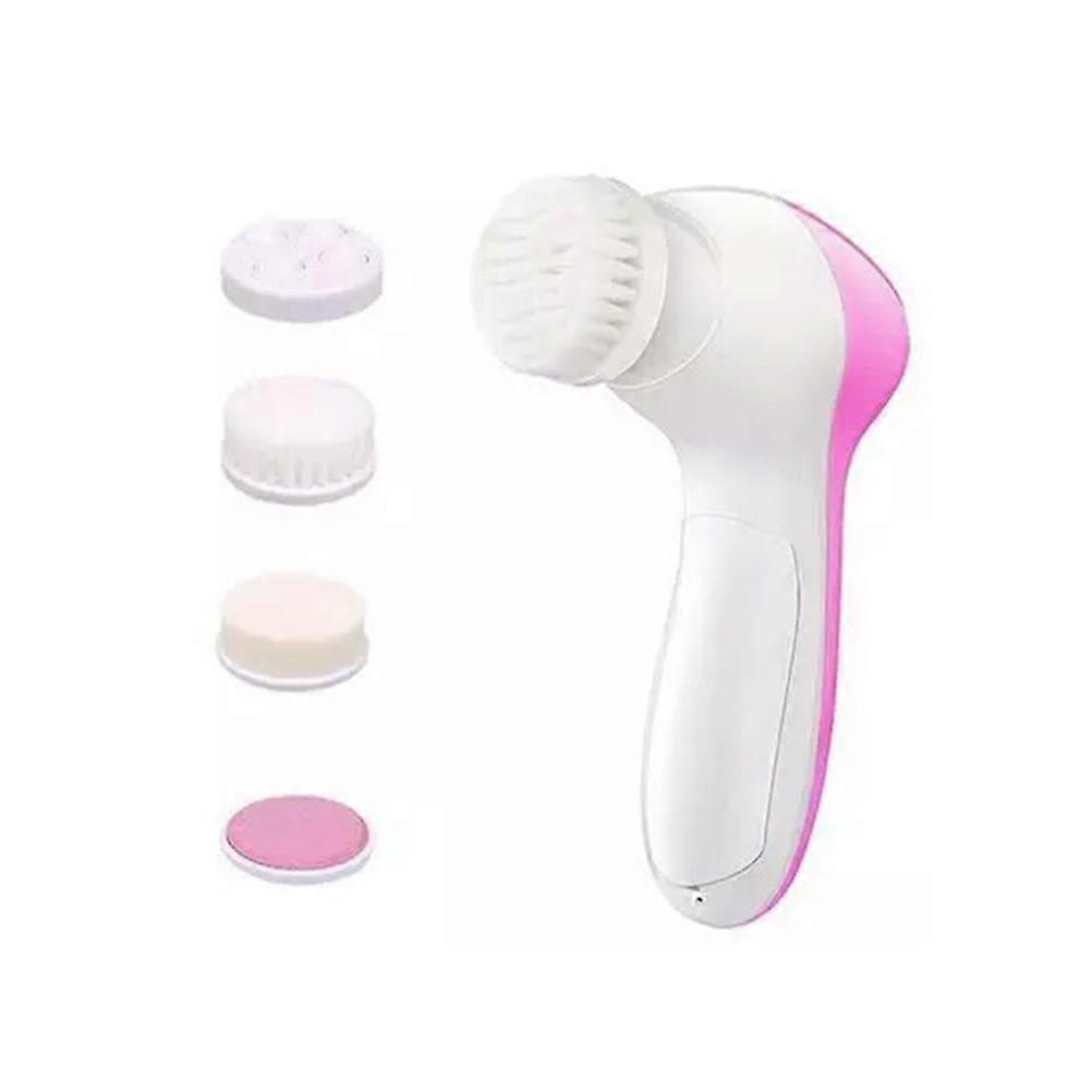 Compact Electric Facial Cleansing Brush For Gentle Deep Cleaning Targeting Clogged Pores For All Skin Types 1Pack