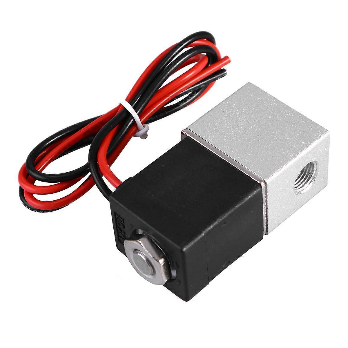 DC 24V Normally Closed Solenoid Valve for Gas Control with Aluminium Alloy Body 1/8 Inch BSP