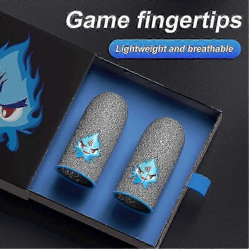 1pair Finger Sleeve For Pubg Mobile Game Finger Cover Breathable Game Controller Touch Screen