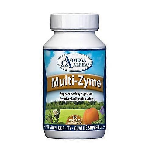 OmegaAlpha Multi-Zyme, 90 Veg Caps