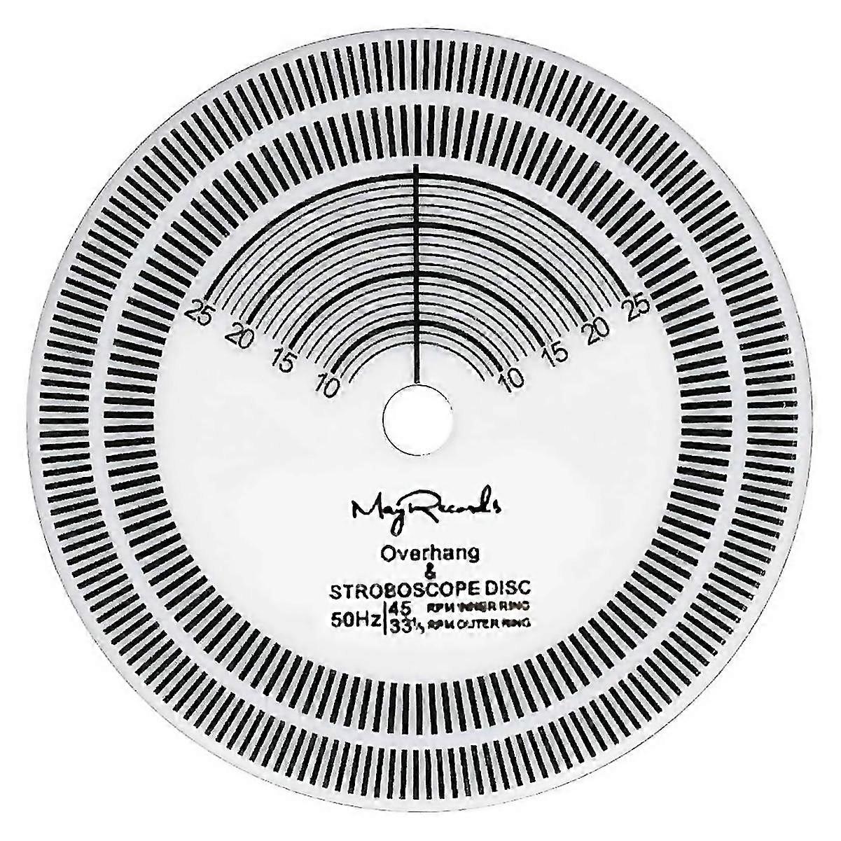 For lp record player strobe disc calibration tachometer record player