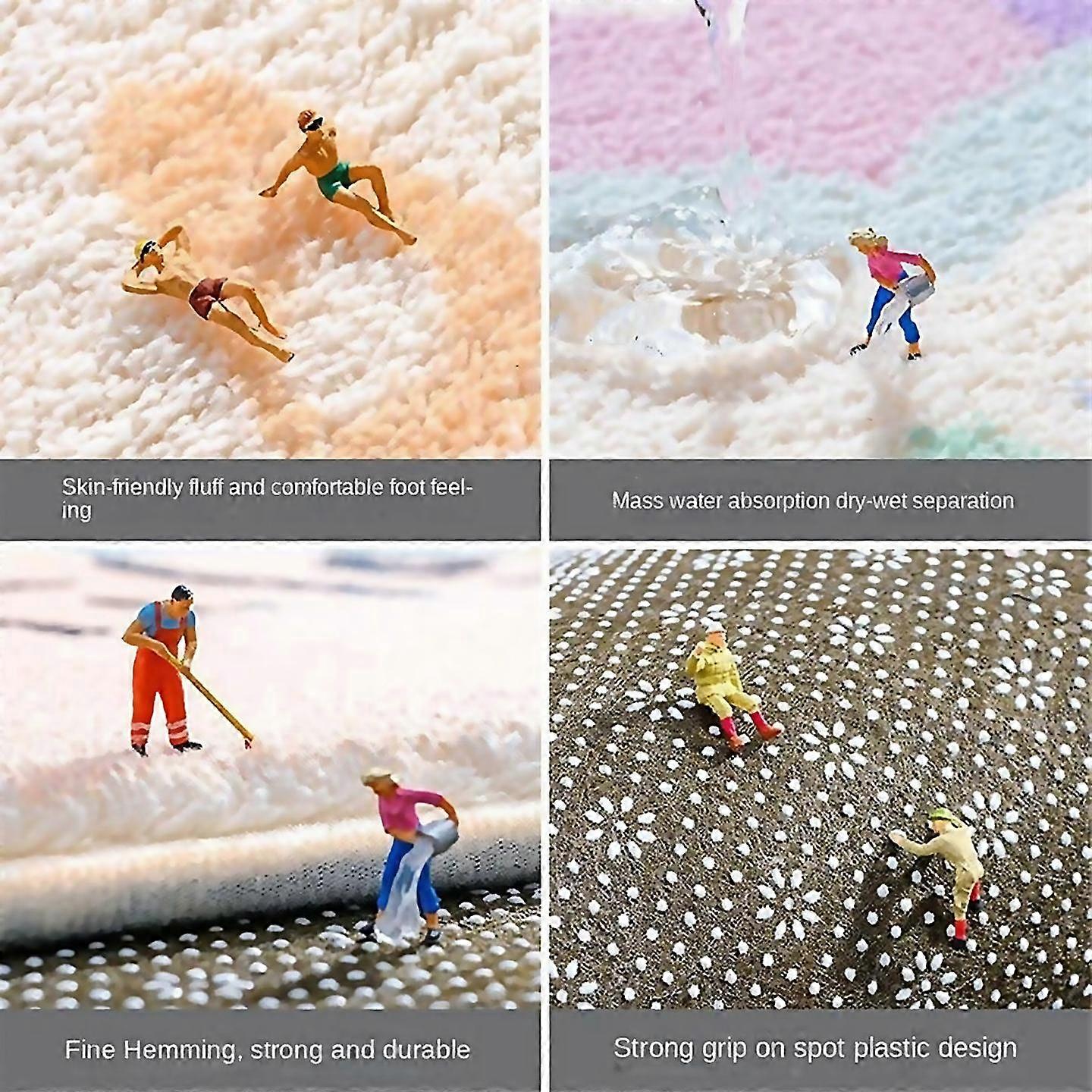 For bedside carpet decor anti slip floor mat