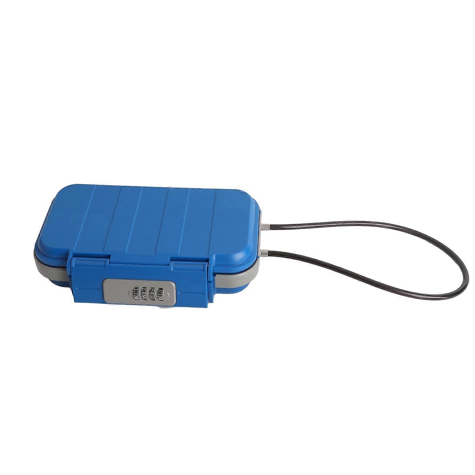 Combination Lock Box Password Protection Lanyard Design Environmental Friendly Fine Workmanship Storage Box