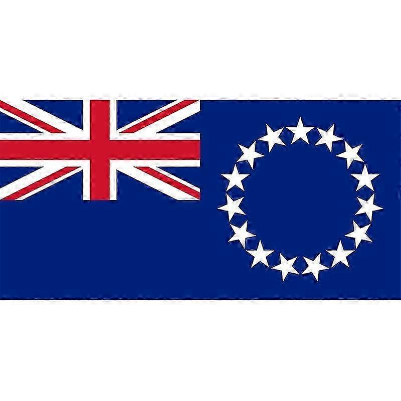 Cook Islands Flag Hanging 90*150cm For Decoration