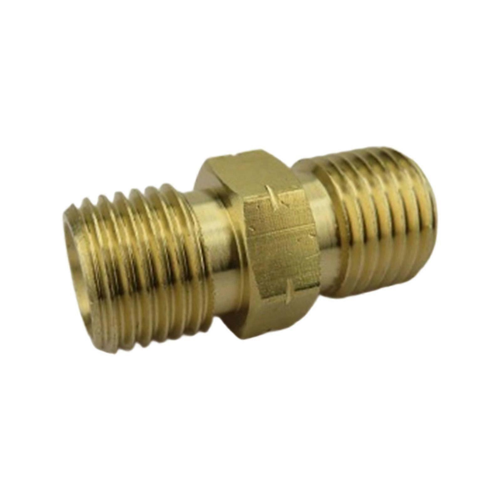 Multipurpose Copper Gas Reducer Adapters 3/8Inch Internal 1/4Inch External Left Hand Thread for Propane Systems