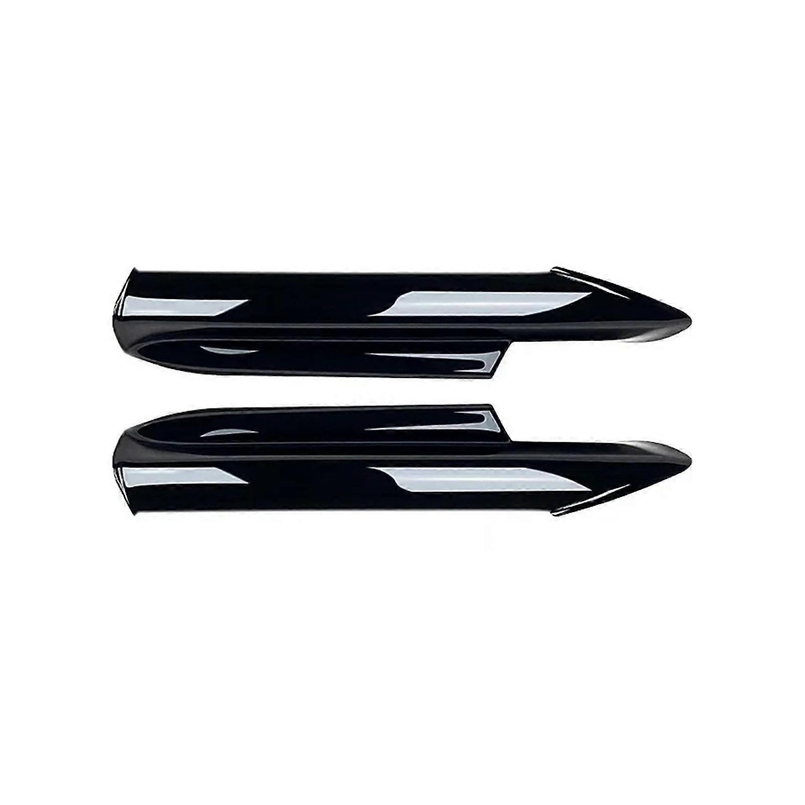 Front Bumper Lip Spoiler Splitter Kit for BMW 3 Series E90 E91 2005-2008 Gloss Black