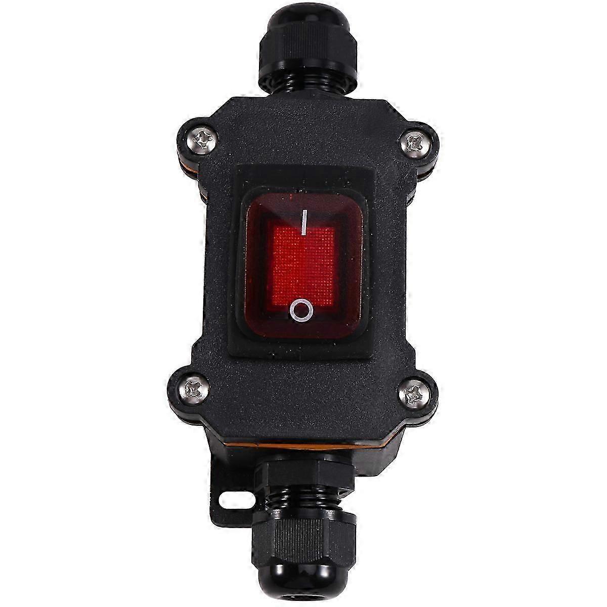 IP65 Outdoor Rainproof and Waterproof Ship Type Switch 220V Power Supply Intermediate Switch Electri