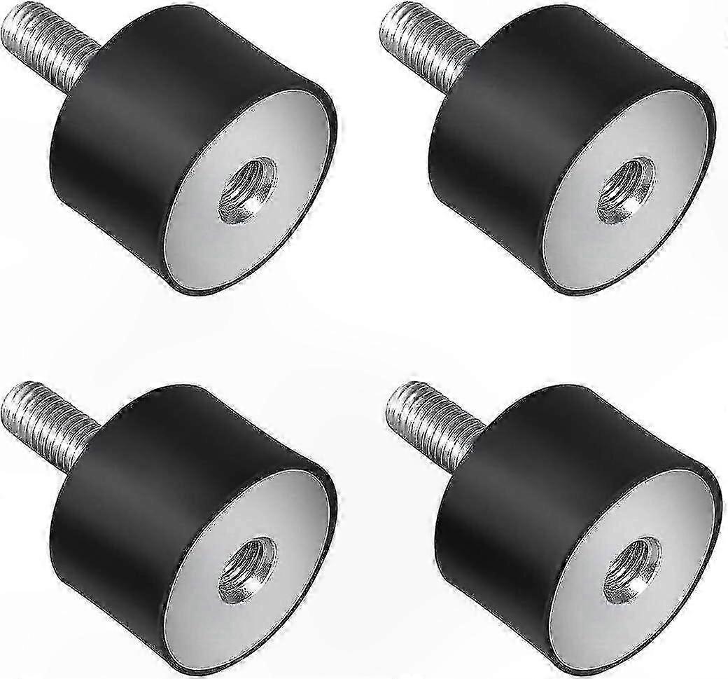 Silent Rubber Mounts with M6 and M8 Threaded Vibration Absorbers and Durable Buffers
