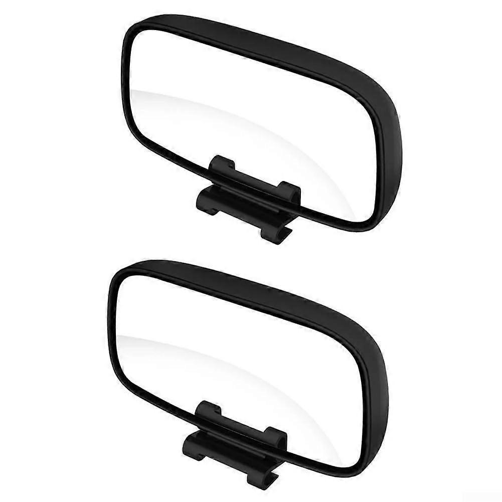 Blind Spot Mirror 360 Degree Wide Angle Car Side Mirror Extension for Safer Lane Change Rearview Mirror Black