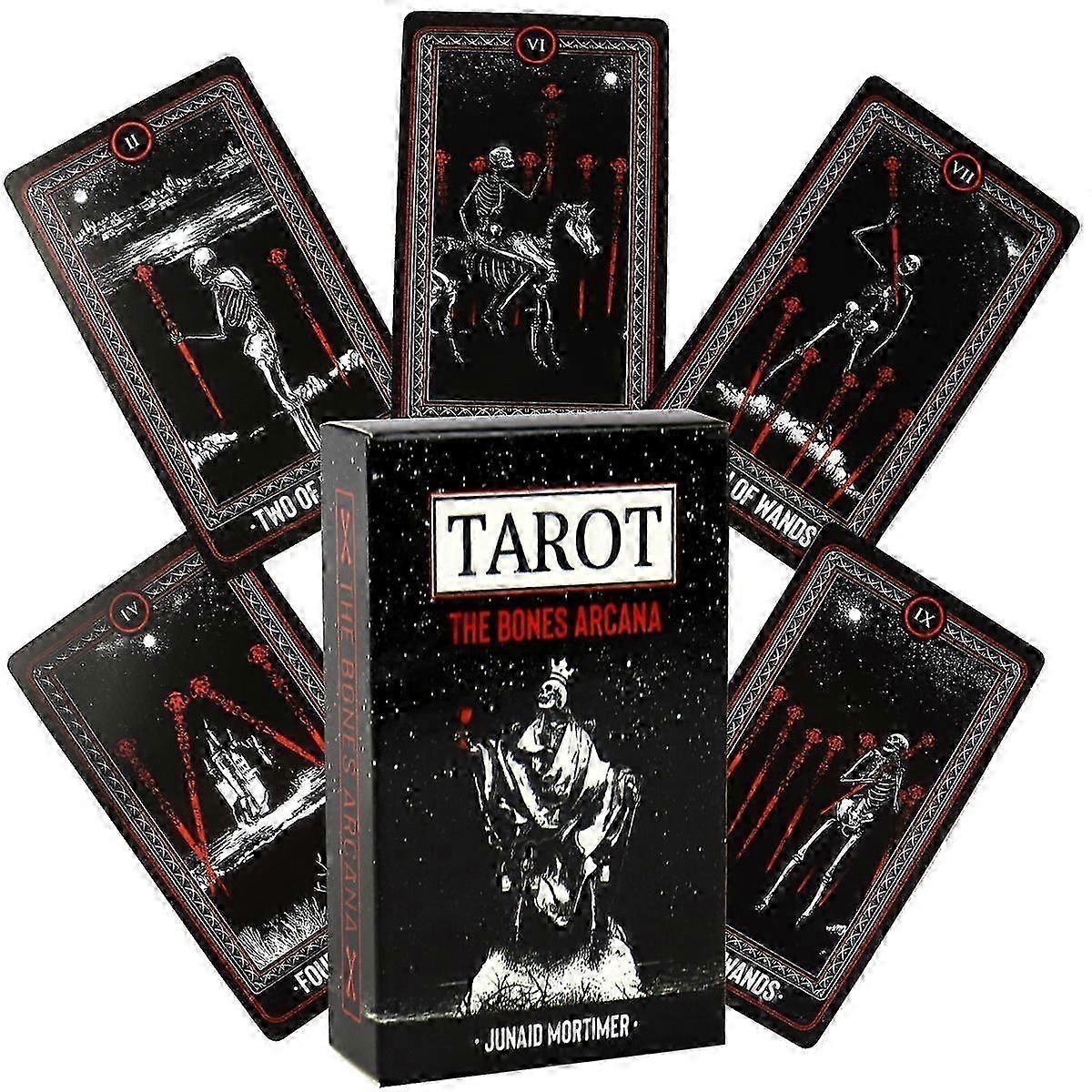 Bones Arcana Tarot Deck: Beginner Tarot Reading Cards Guide