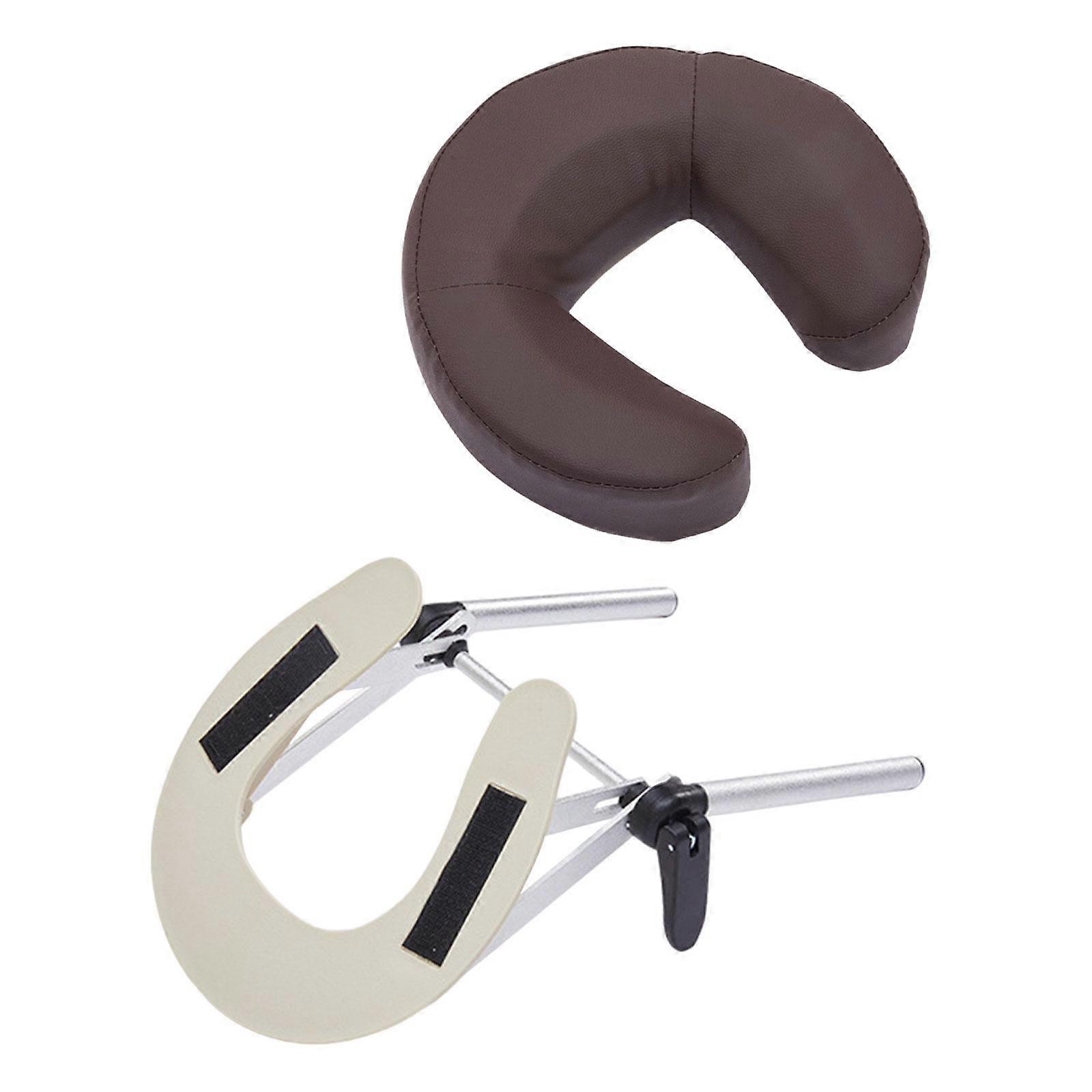 Massage Table Face Cradle with U Shape Pillow Neck Head Cushion Soft Lightweight