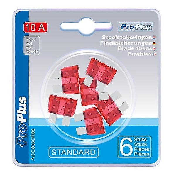 ブレードヒューズ標準10A赤6個ブリスター入り