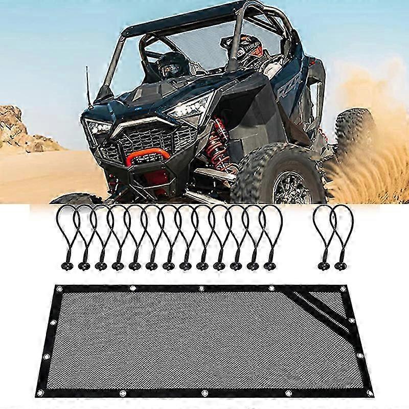Soft rear window net for Polaris RZR PRO XP, durable