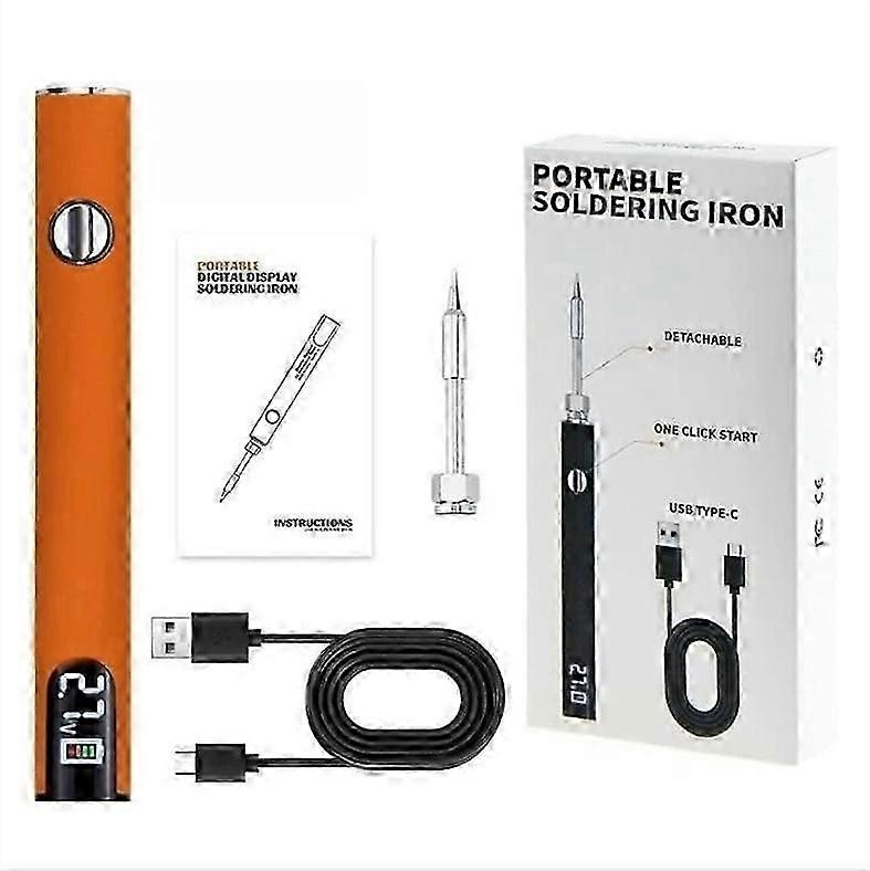Soldering pen kit with digital display portable