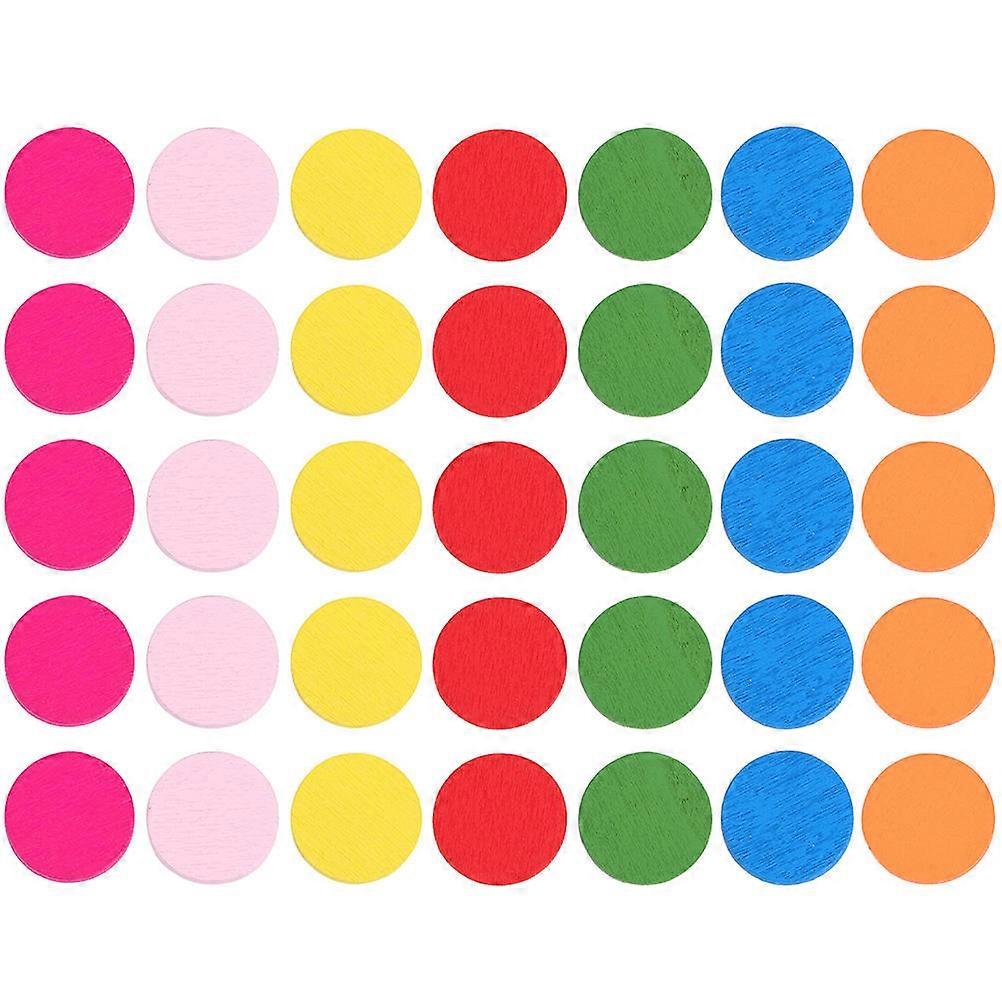 Counters For Math Round Learning Disc Synthetic Material Home Learning 200Pcs Teaching Aids