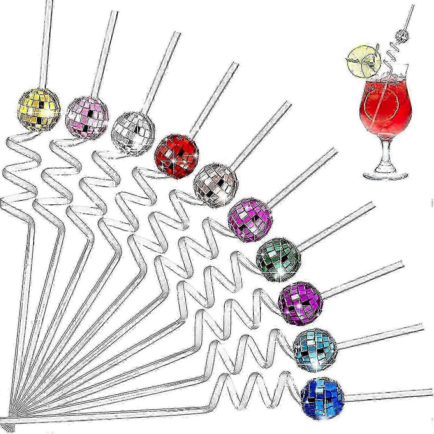 10 kpl peilimäisiä diskopallopillejä, diskojuhlakoristeita 70-luvun diskokoristepillejä, diskopallosekoittimia tanssijuhliin