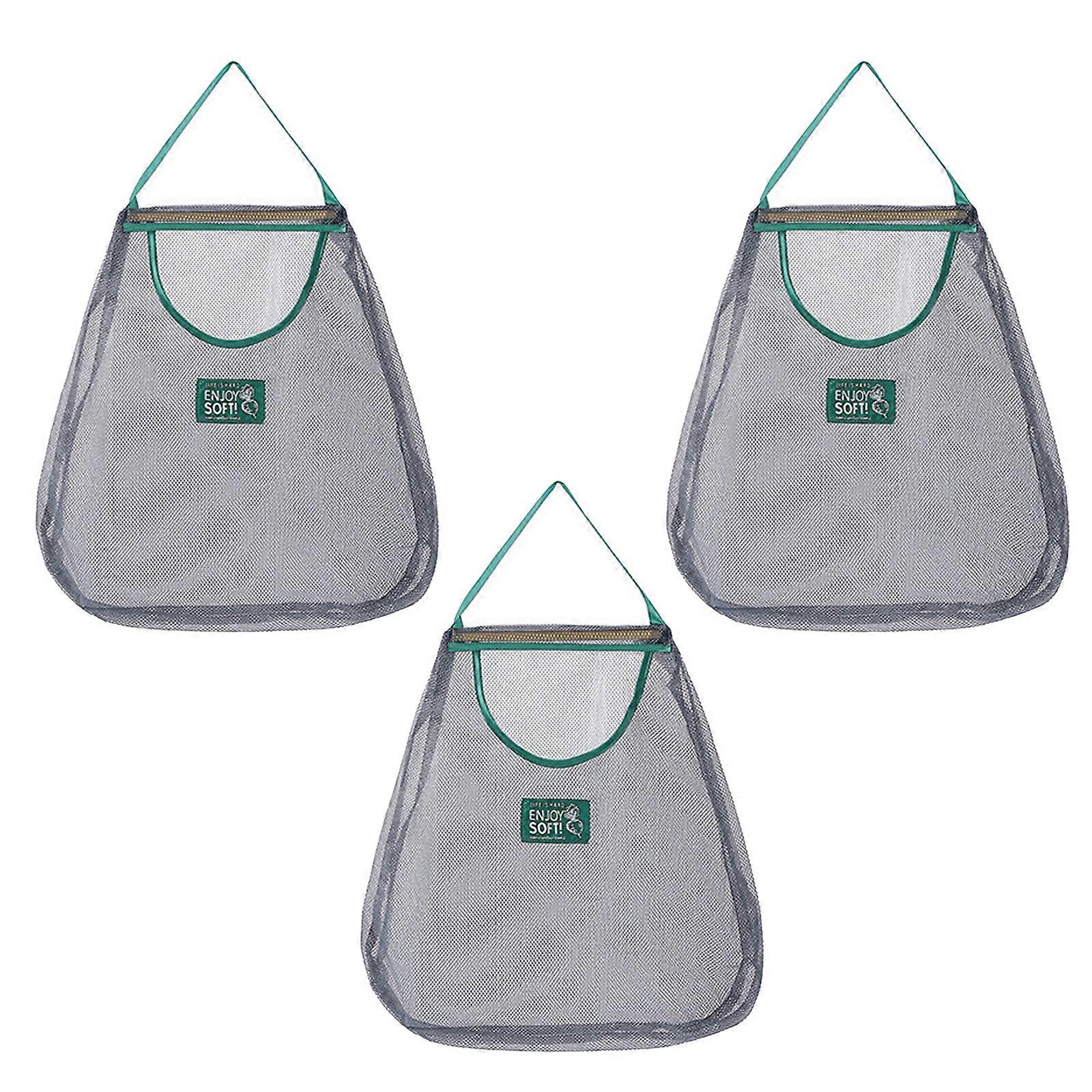 Wall Mount Fruit Vegetable Bag Sturdy Mesh Design Large Capacity Easy Installation Kitchen Storage Solution Extra large size