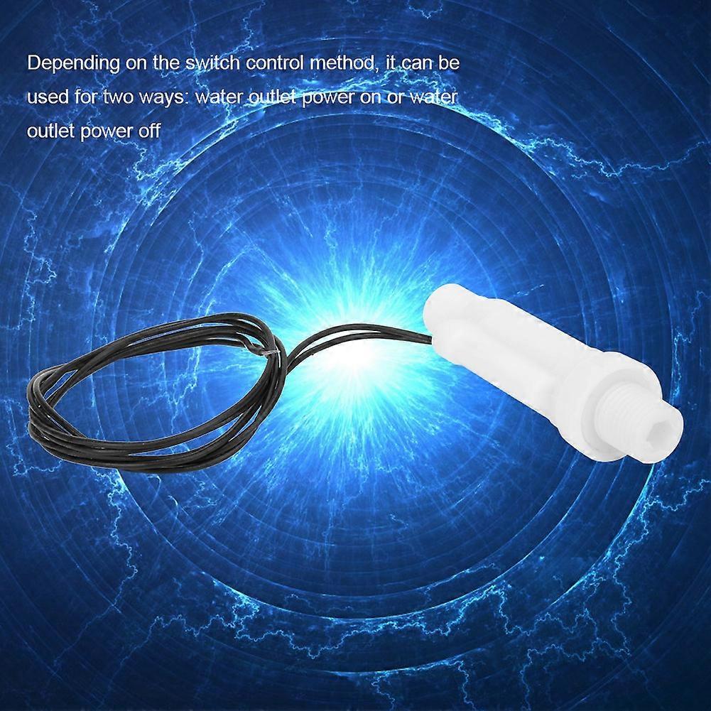 Water Flow Sensor Switch FS-1/4-1 PP Plastic G1/4in Male Thread