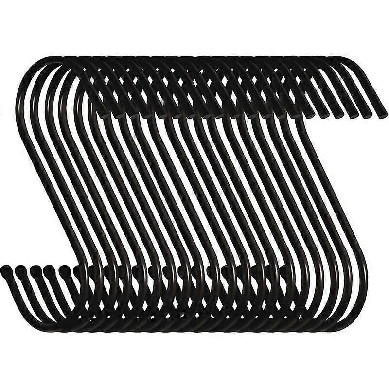 S Hooks 20 Pack S Shaped Hooks for Hanging 9.5cm Hangers for Kitchen, Bathroom