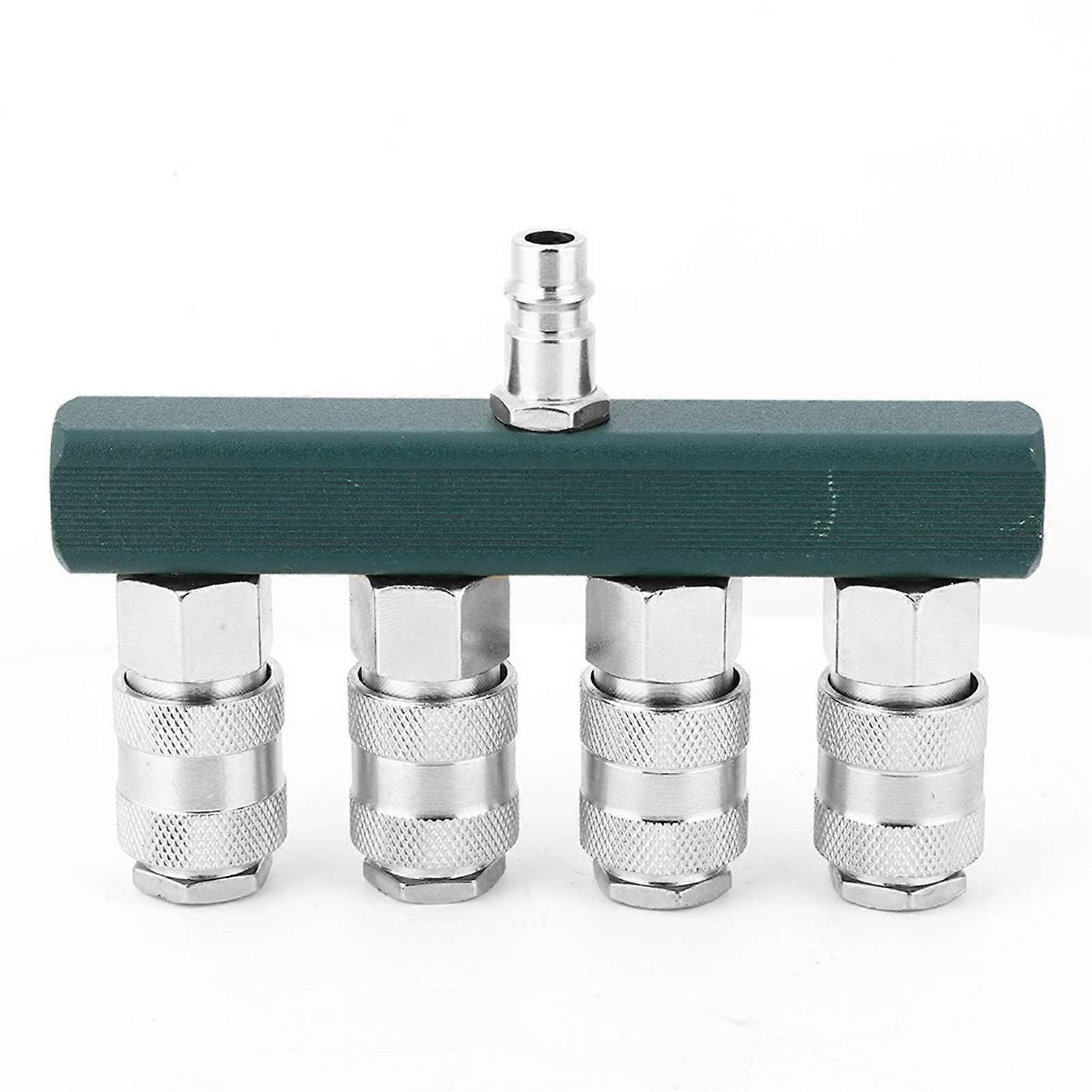 4 Way Quick Connector 1/4in NPT Thread High Quality Air Hose Coupler Pneumatic Fittings