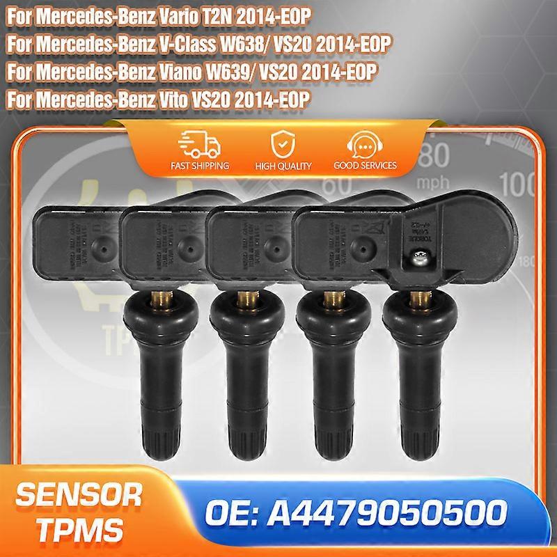 Applicable TPMS Sensor For Mercedes-Benz V Class VS20 W638 Vito W447 Tire Pressure Monitor Sensor Parts A4479050500 A4479051704433 MHz