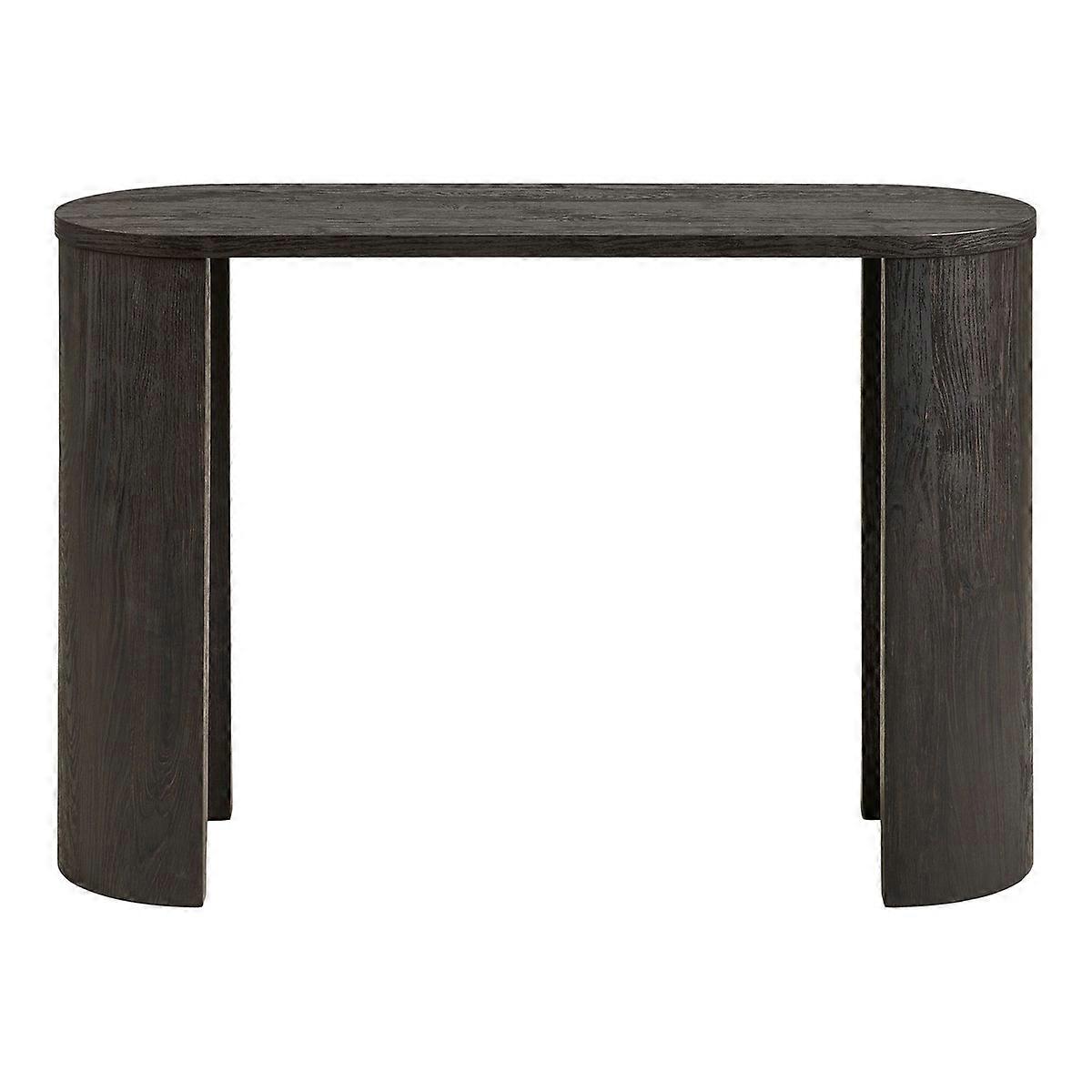 Bibione Console Table, Noir, MDF, 38x114x75 cm