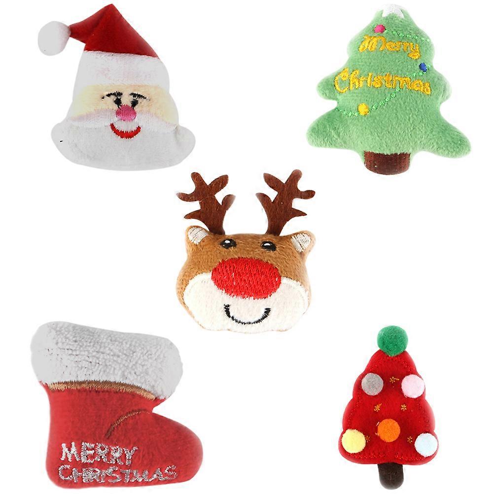 Cute Plush Kitten Toys Cat Toys for Playing 25Pcs Christmas Themed Set