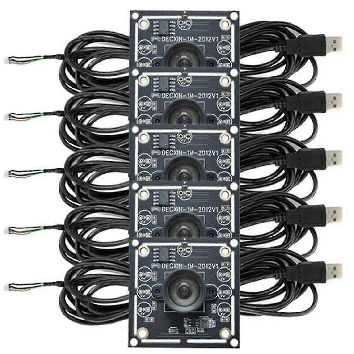 5Pcs 100 Degree Camera Module with 3 Meter Cable for WinXP/7/8/10