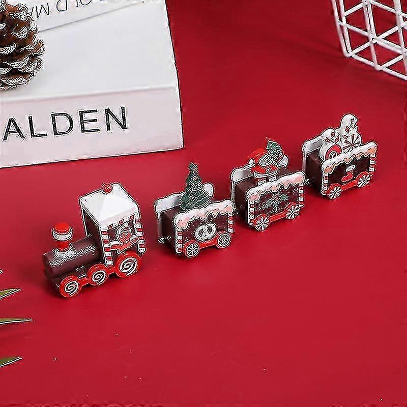 Christmas Creative Train Shopping Mall Shop Window Tabletop Decoration Ornaments Christmas Children's Gift