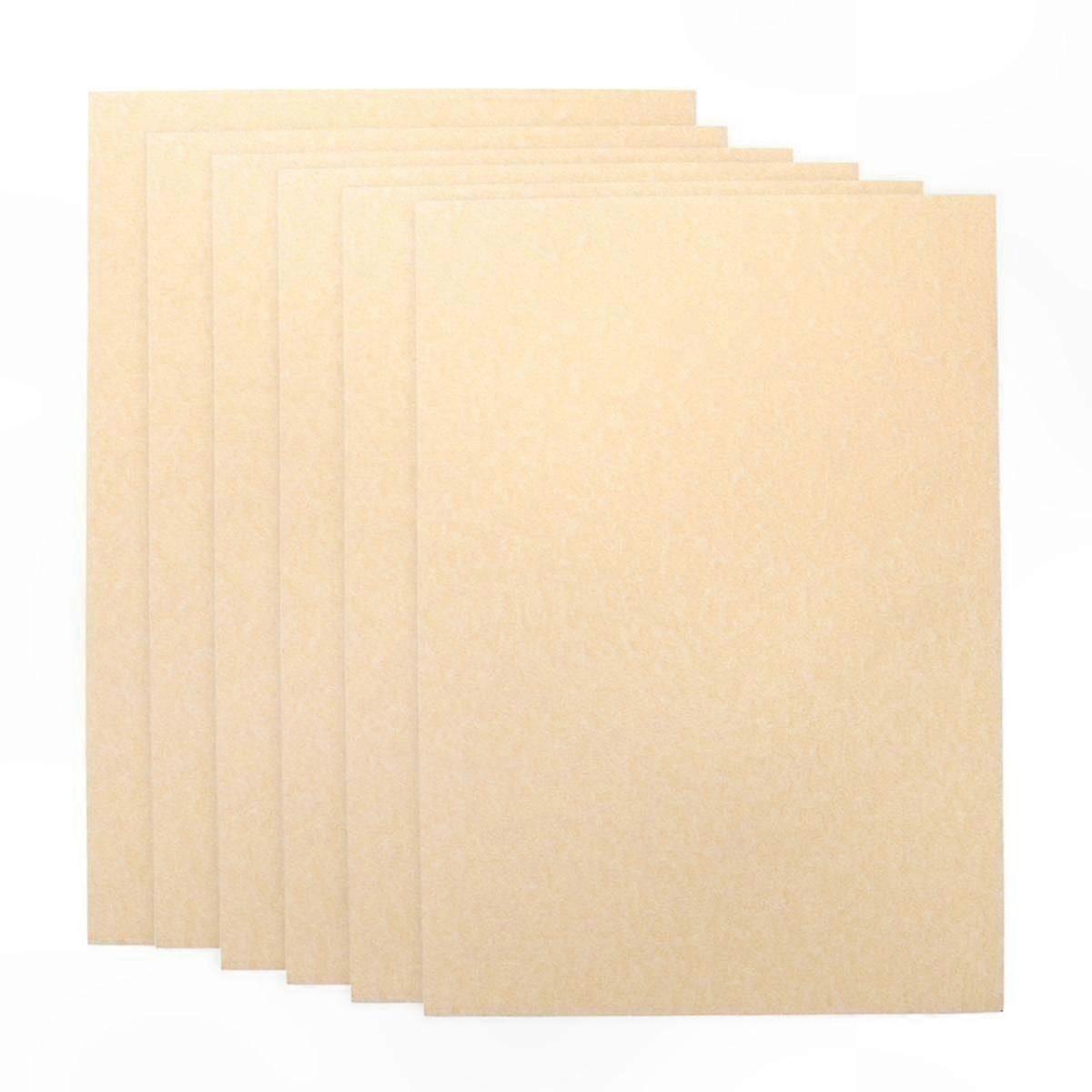 Retro Parchment A4 Sheets for Certificates, Diplomas, 90g, Light Brown, 50 Pack