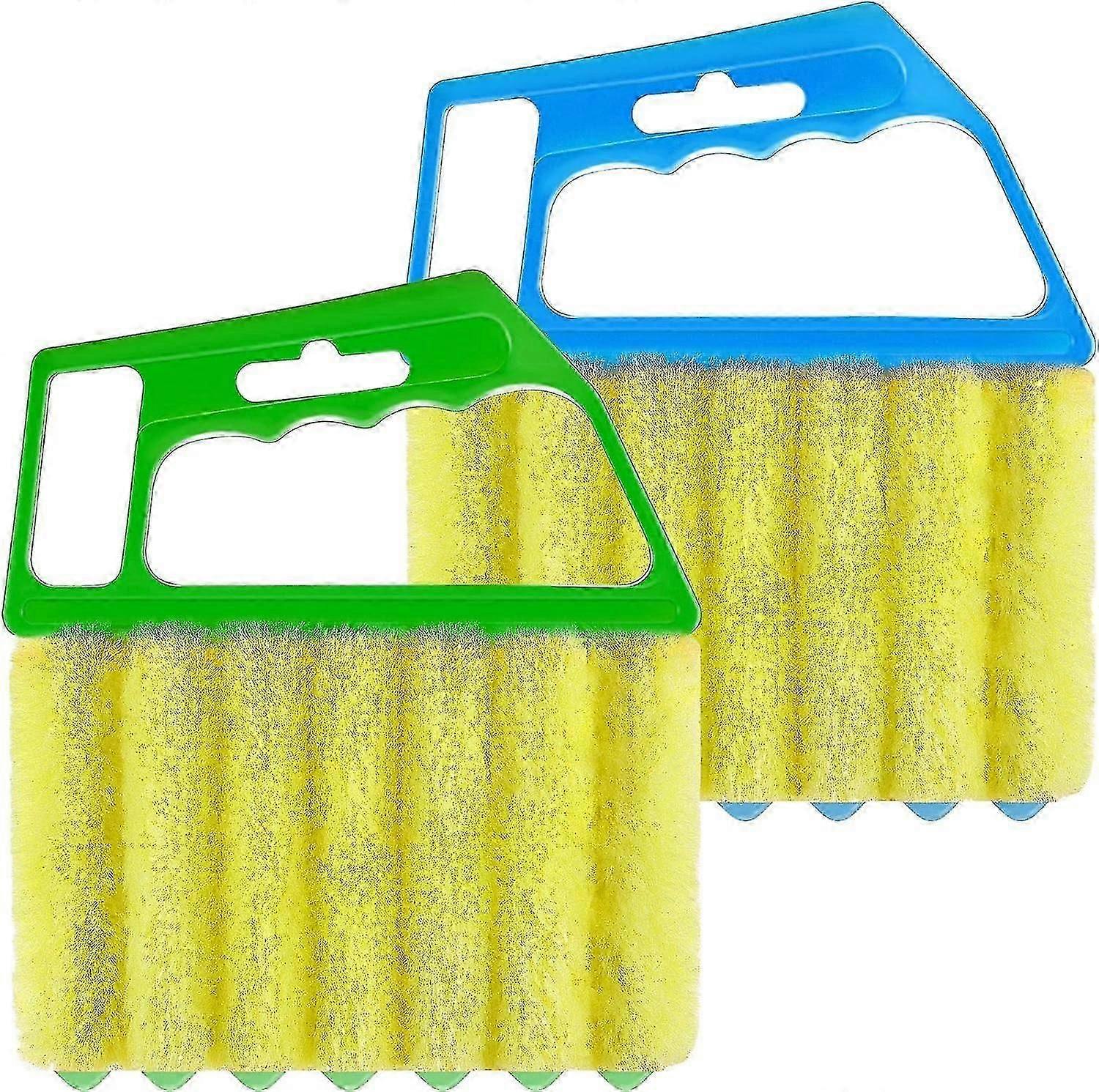 Blind Cleaner Duster Tool, 7 Finger Dusting Cleaner Tool For Window Blinds Shutters Household Cleaning Dust Brush With 7 Removable Microfiber Sleeves