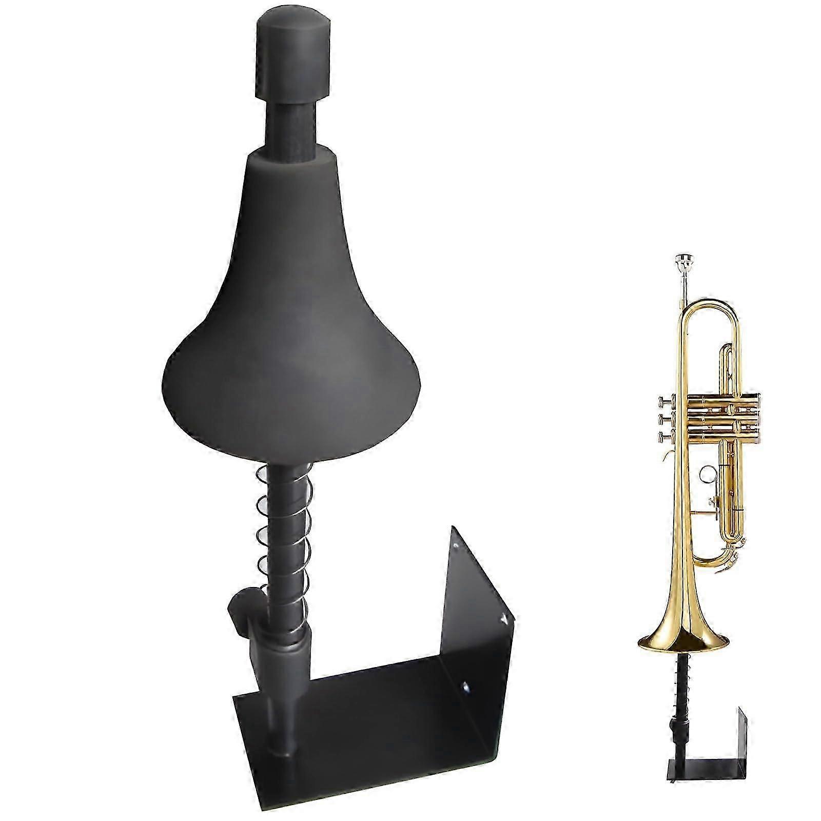 Trombone Holder Wall Mount with Eva Foam Padding, Metal Stand Trumpet, for for Alto, Bass, and Tenor Trombone Display and Storage
