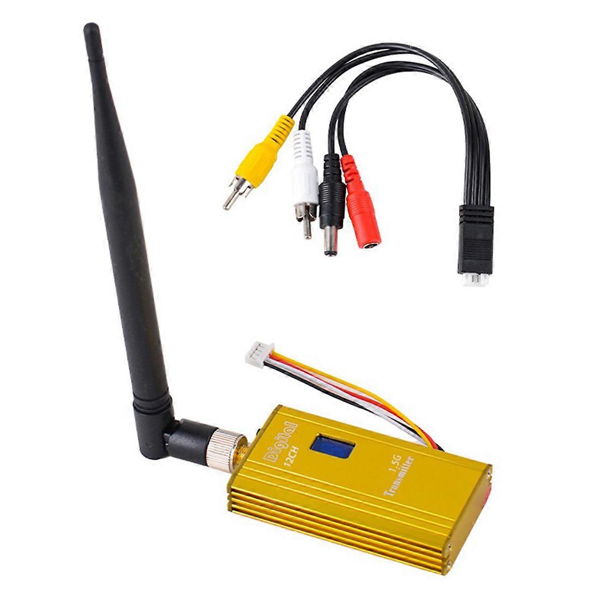 1.5G 1.5W FPV VTX 12CH 1500mW Audio Video Transmitter For FPV