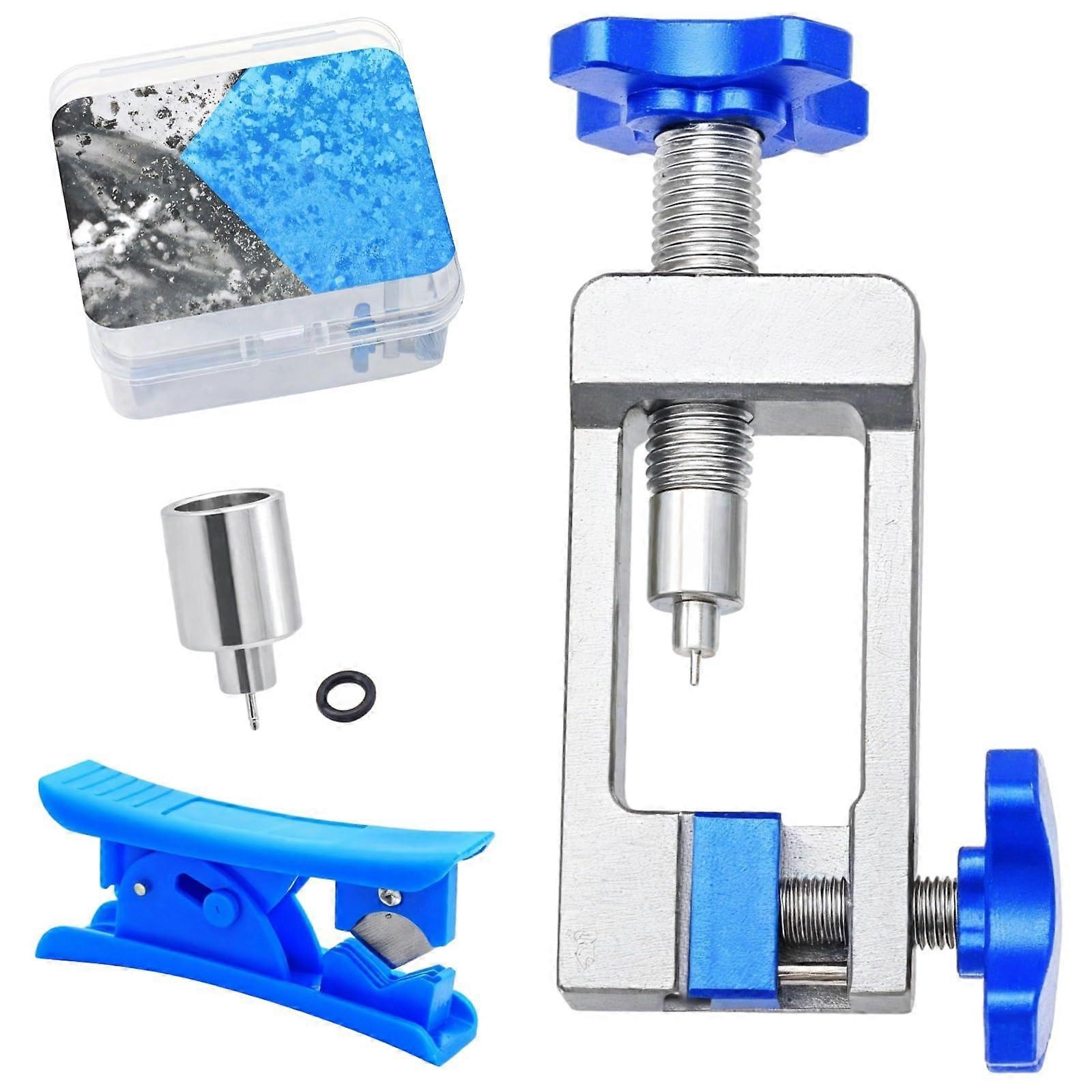 Hydraulic Brake Tool Kit CNC Aluminum Needle Driver Hose Cutter Fitting Insert Tool Portable For 0.2/0.22 Hoses