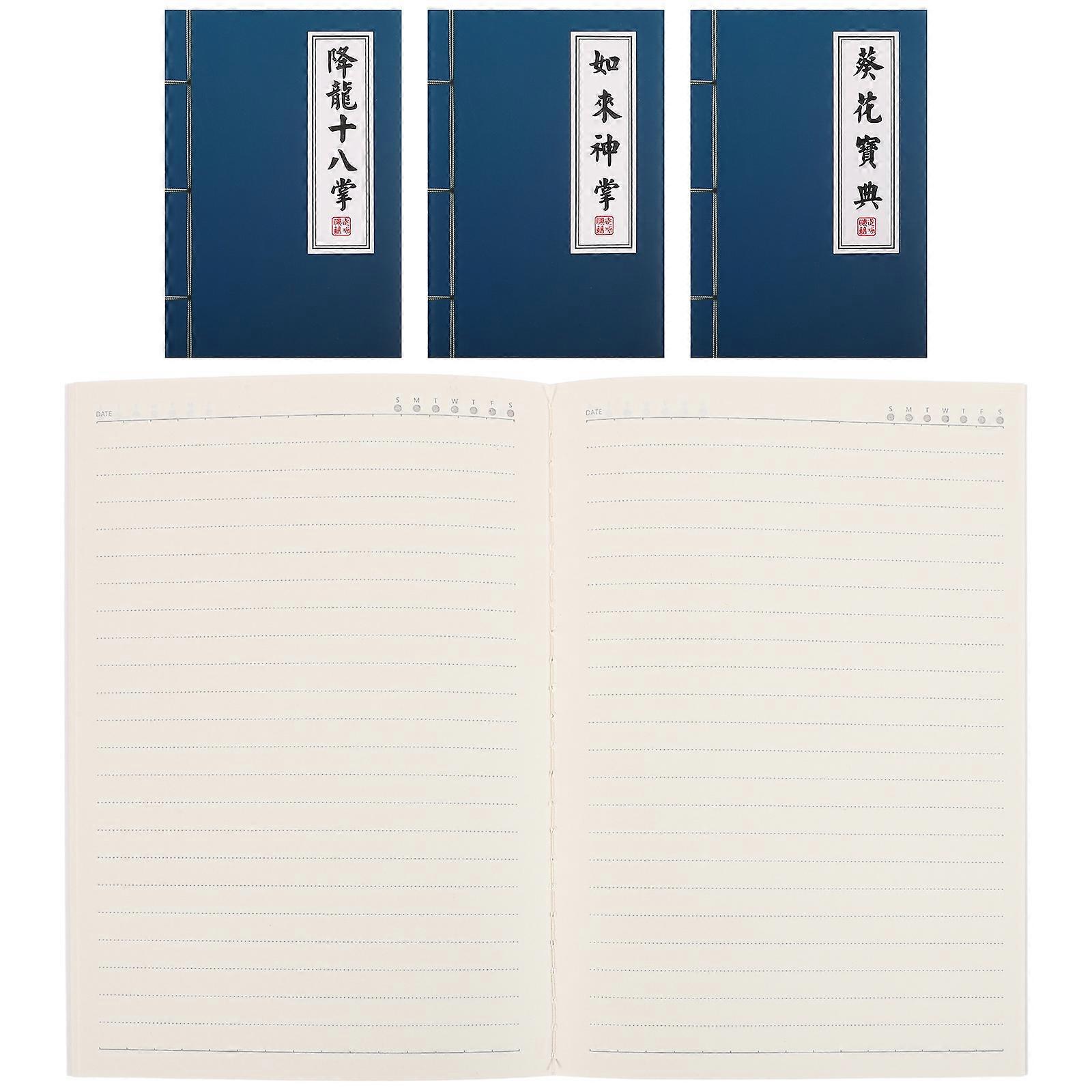 Chinese Style Notebook for Writing 20Pcs Vintage Student Notebooks