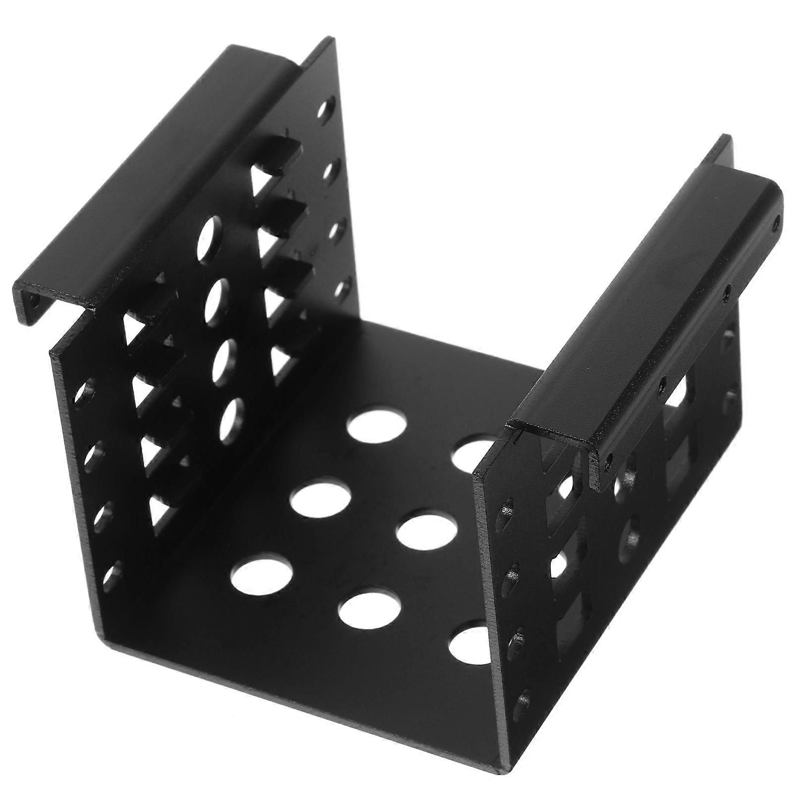 Hard Disk Bracket Black Iron Secure Mounting for Hard Drive Computer Supply