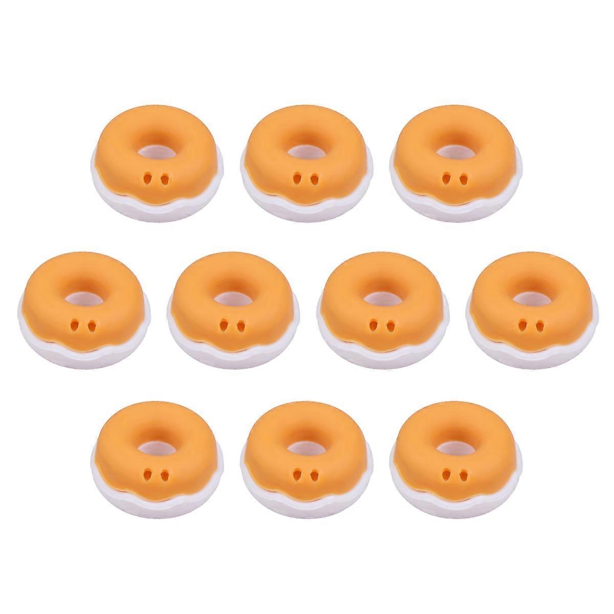 White Wire Storage Case Silicone Earphone Holder Cable Winder 30Pcs