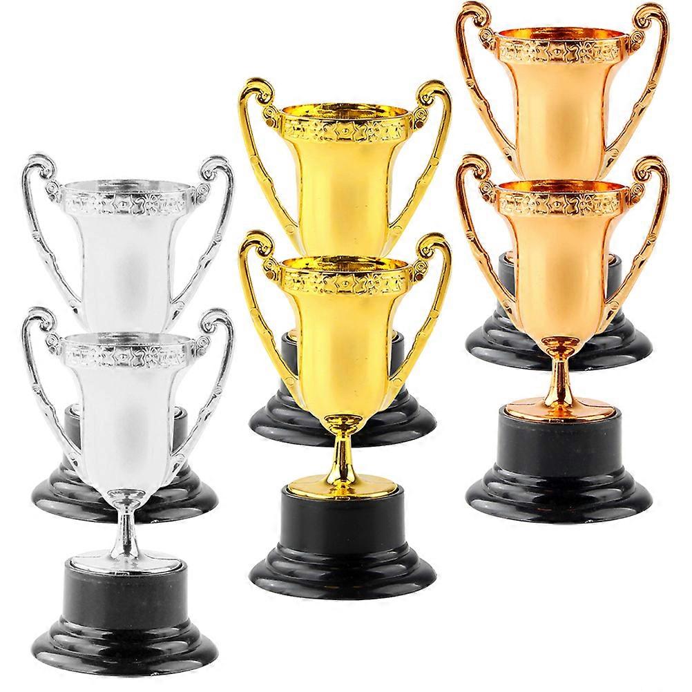 Celebration Award Trophy Plastic Trophy Cup for Event Rewards 18Pcs