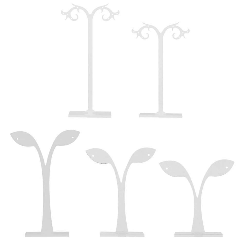 Practical Acrylic Jewelry Racks for Home Display 15Pcs Transparent