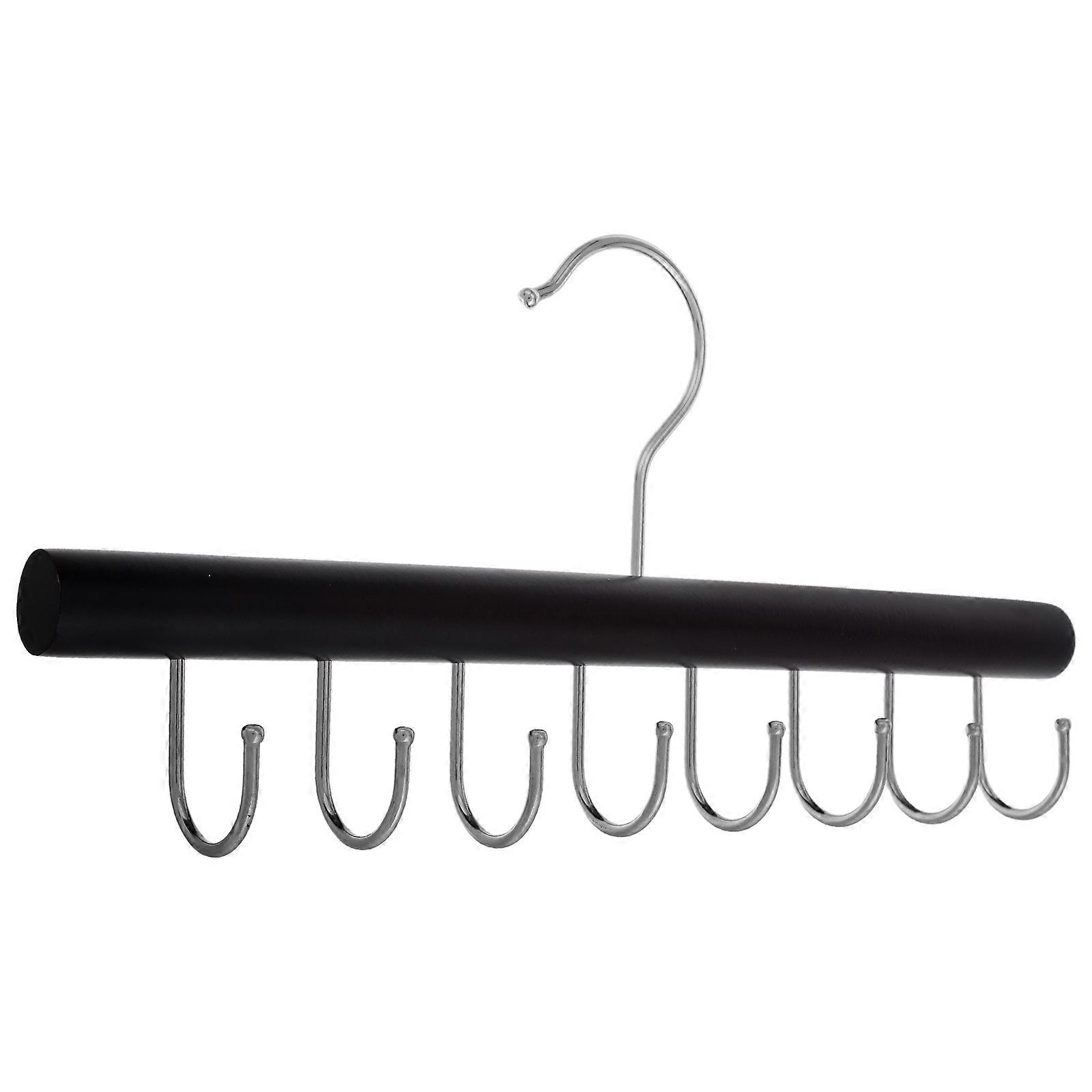 Closet Belt Organizer Wood Hook Hanger Multifunctional with 2Pcs Set