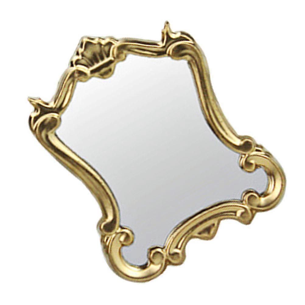 Miniature European Mirror Model Dressing Mirror for Decoration 4Pcs