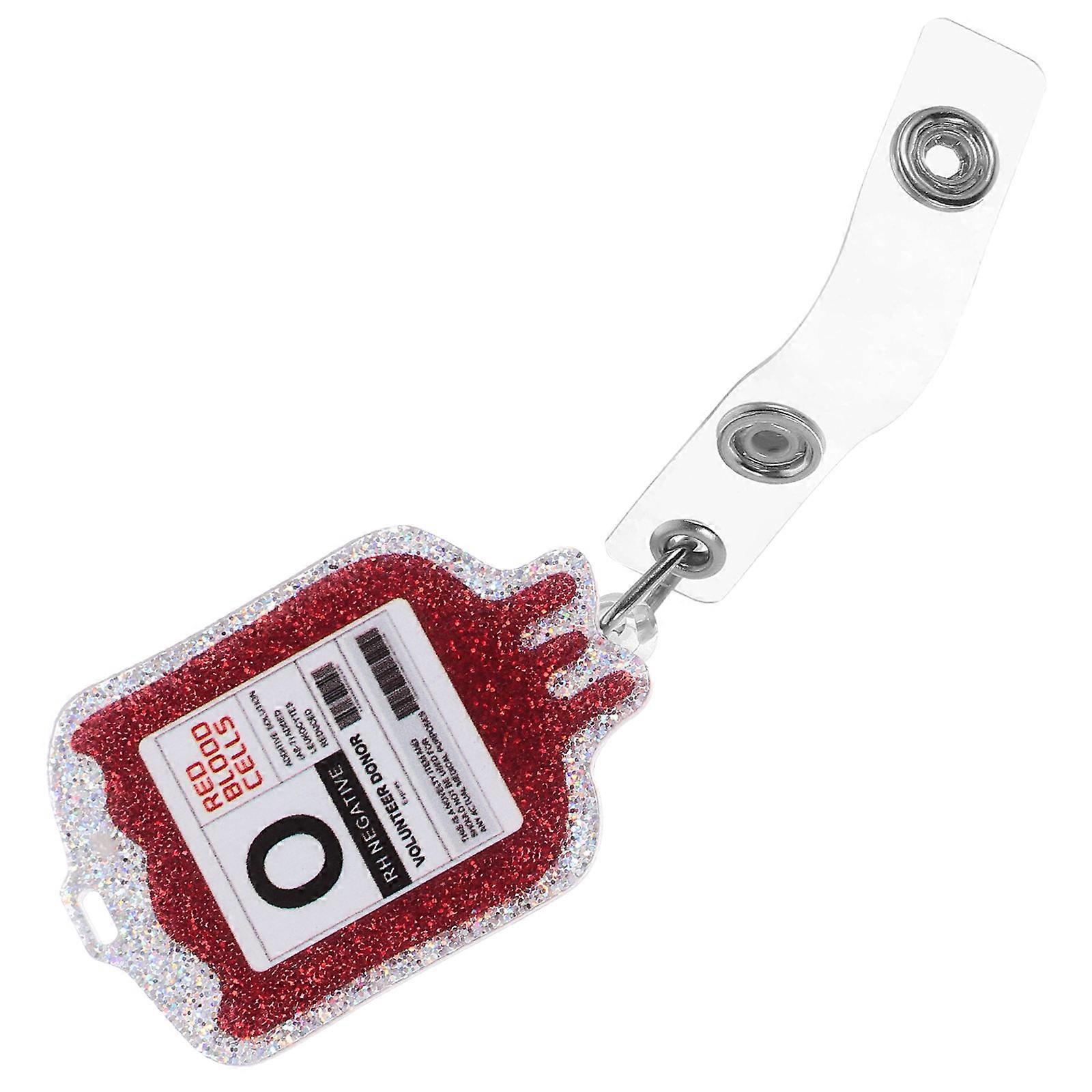 Portable Badge Clip For Daily Use 5Pcs Featuring Card Organization Suitable For Medical Staff And Office Employees With Acrylic Material