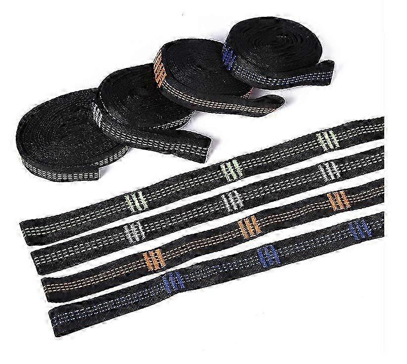 Hammock Attachment Straps with 14 Loops - UK Tree Straps for Secure Hanging
