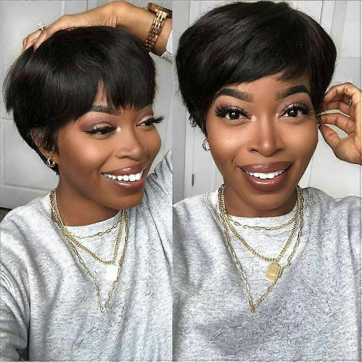 Pixie Cut Wig Pixie Cut Wigs For Black Women Short Hair Short Pixie Wigs For