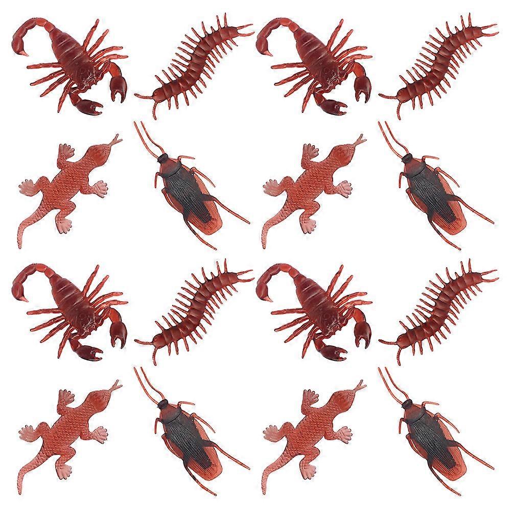 Haunted House Prop Artificial Insect Props for Festival 120Pcs