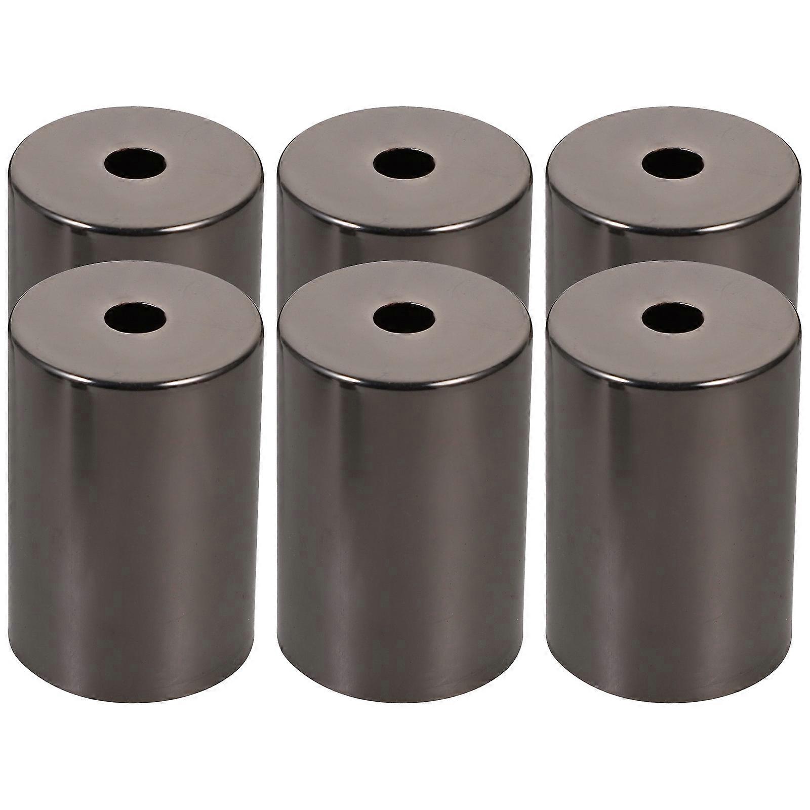 Metal Lamp Finials Replacement for Light Decor in 24Pcs Grey