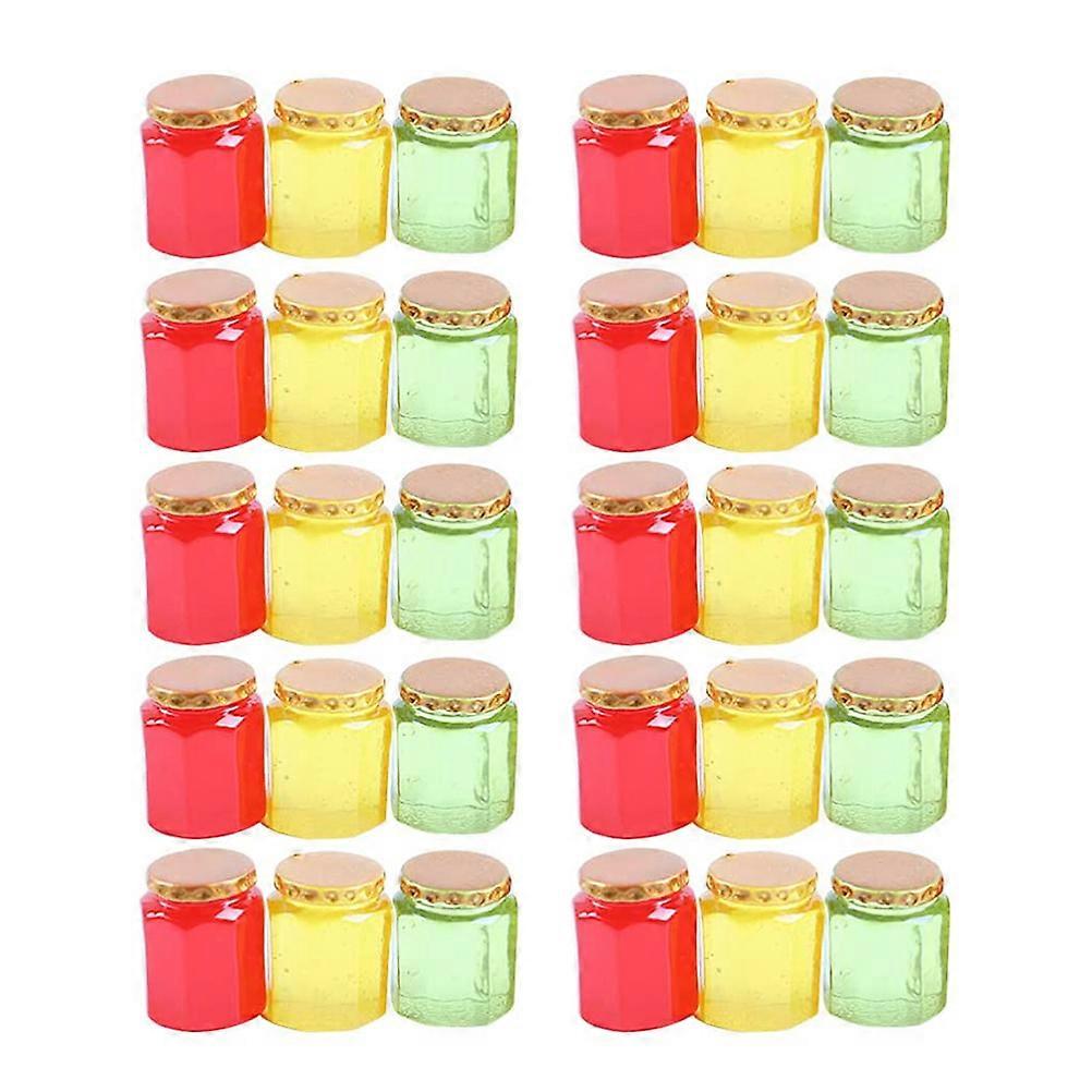 Simulation Decors Mini Honey Jar for DIY Decoration 150Pcs