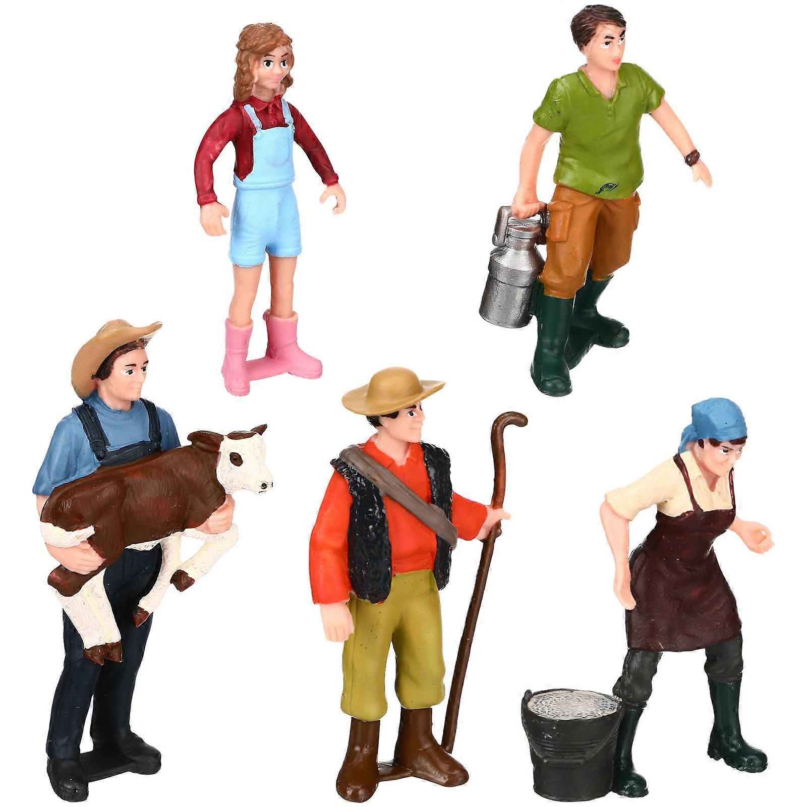 Assorted Scale Figurines for Decor 15Pcs Miniature Set